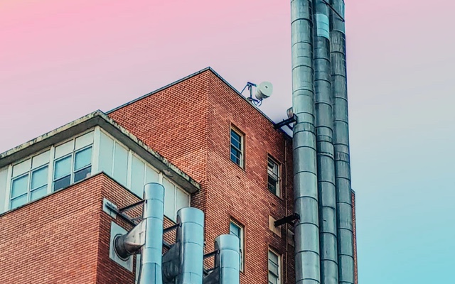 an industrial building